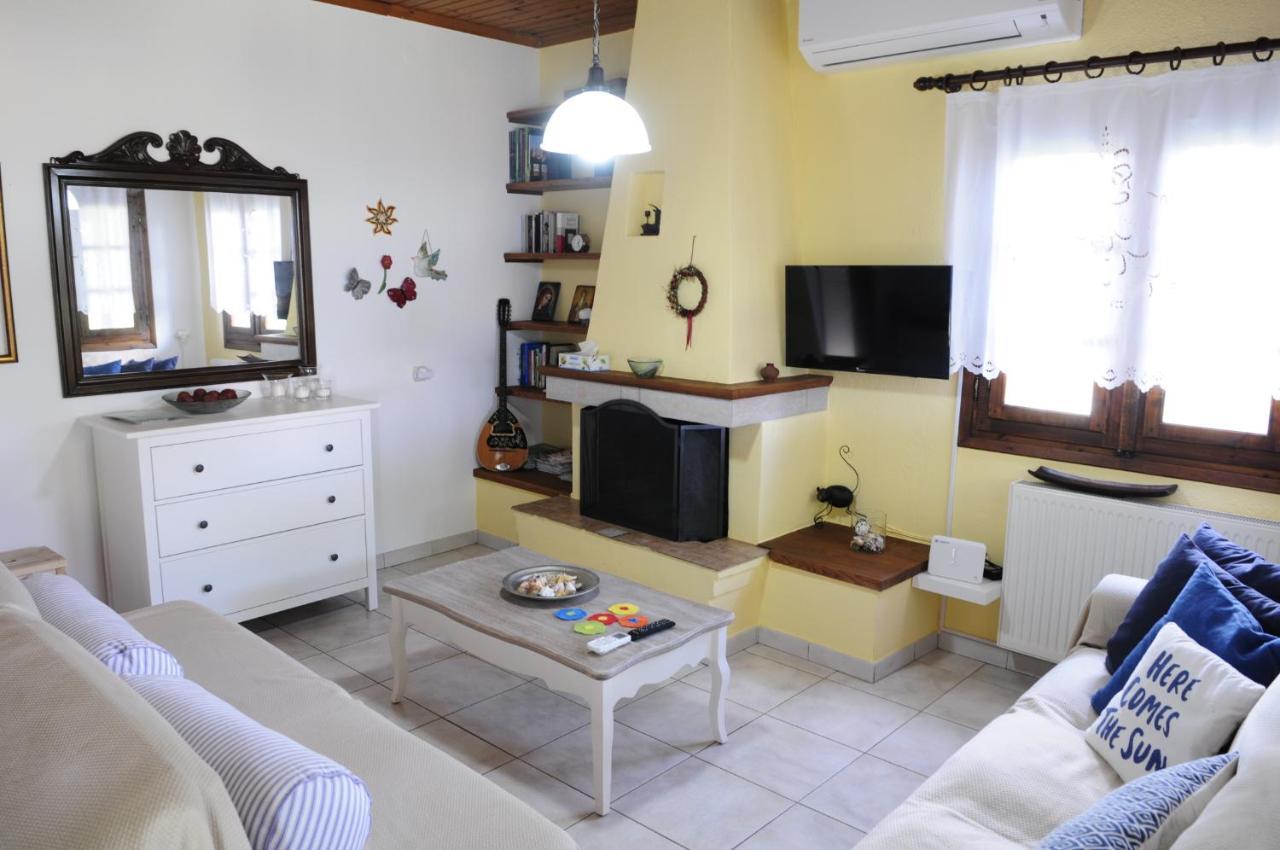 Athos View Villa By The Sea Ormos Panagias Buitenkant foto