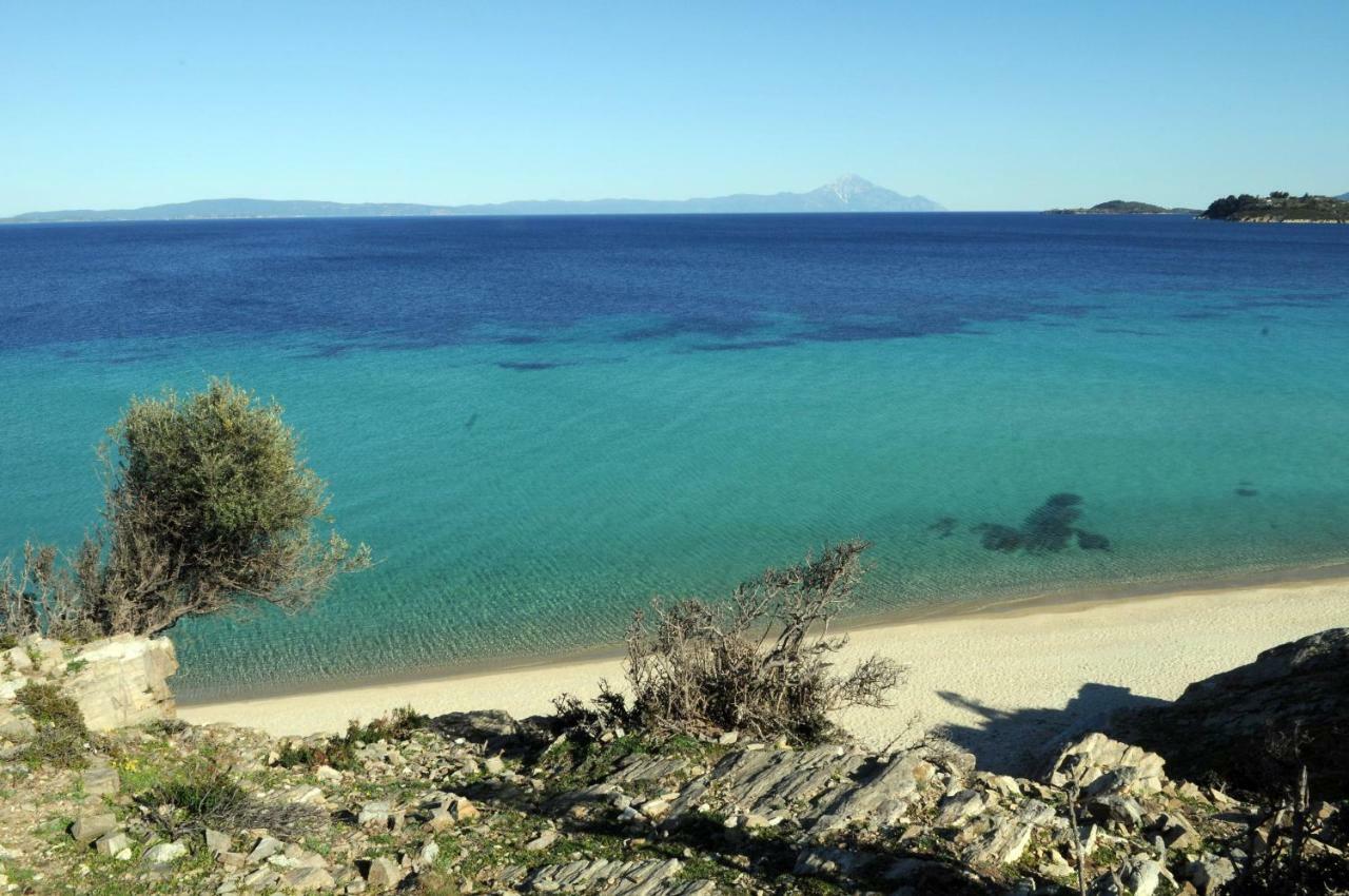 Athos View Villa By The Sea Ormos Panagias Buitenkant foto