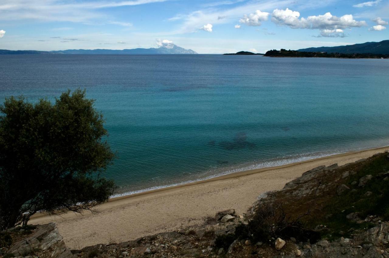 Athos View Villa By The Sea Ormos Panagias Buitenkant foto