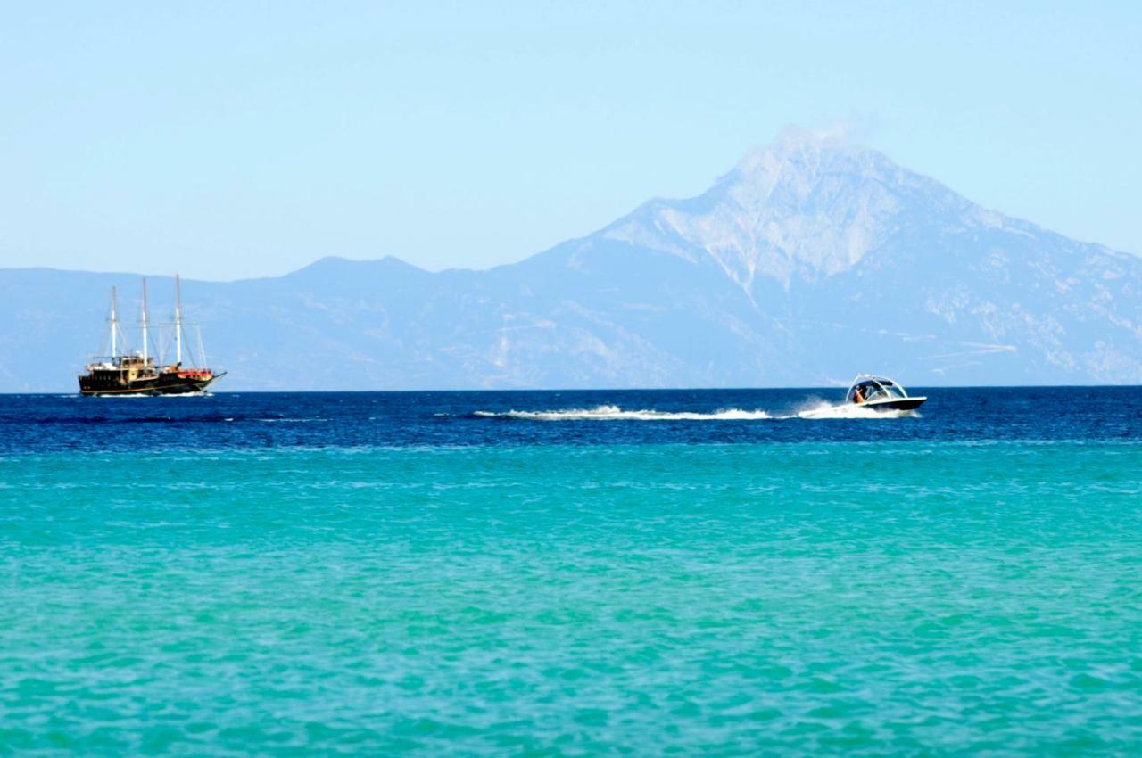 Athos View Villa By The Sea Ormos Panagias Buitenkant foto