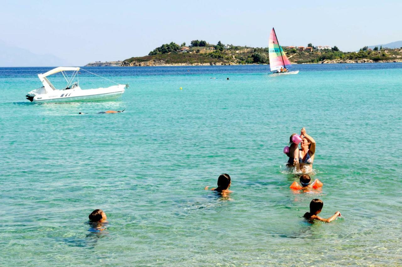 Athos View Villa By The Sea Ormos Panagias Buitenkant foto