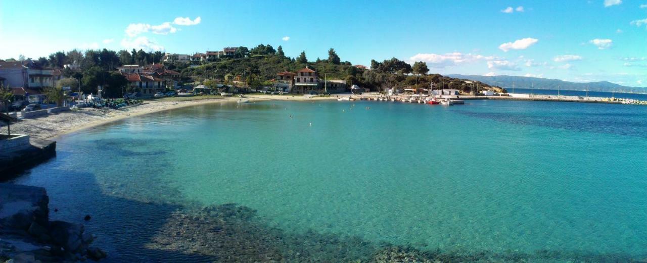 Athos View Villa By The Sea Ormos Panagias Buitenkant foto