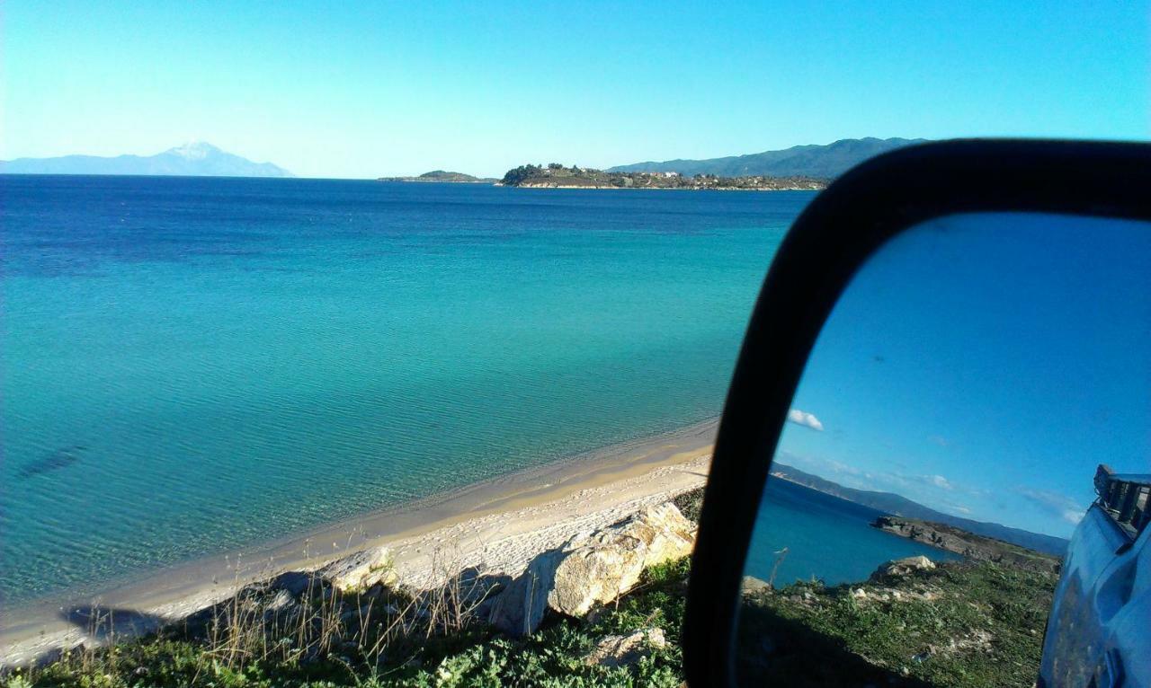 Athos View Villa By The Sea Ormos Panagias Buitenkant foto