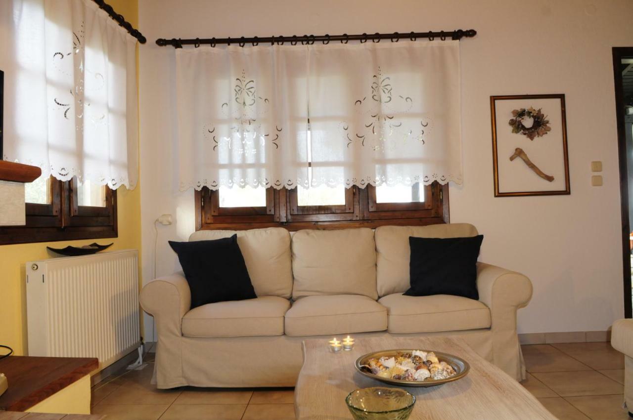 Athos View Villa By The Sea Ormos Panagias Buitenkant foto