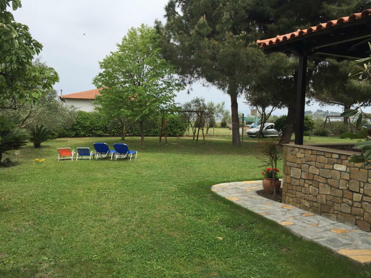 Athos View Villa By The Sea Ormos Panagias Buitenkant foto